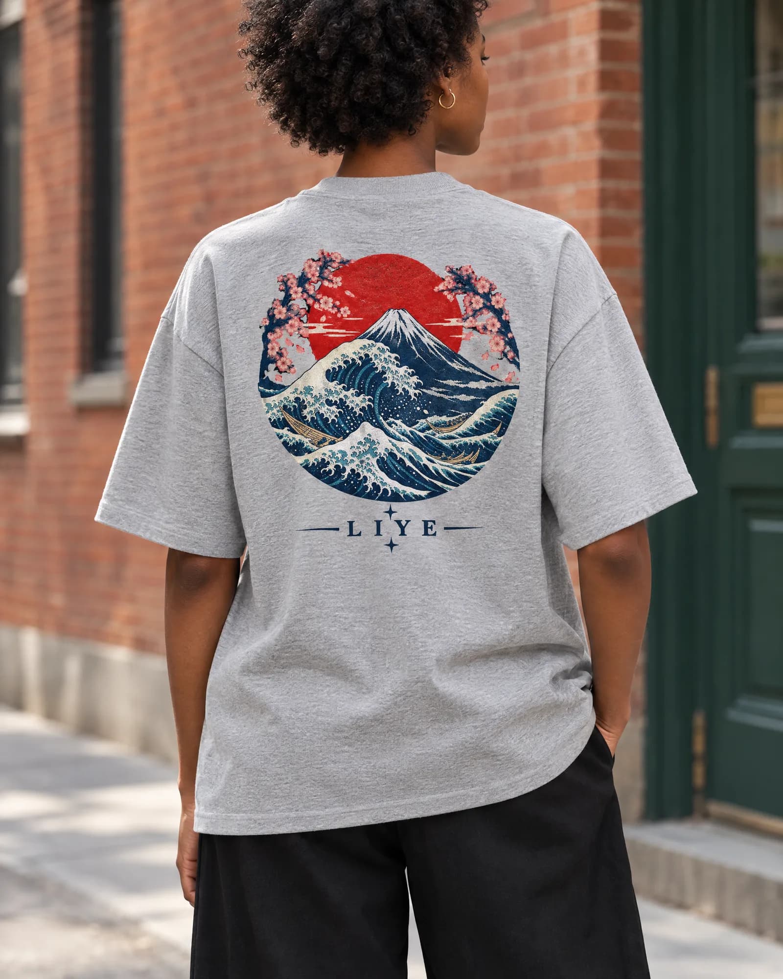 Camiseta Boxy Fit (FUJI 富士)