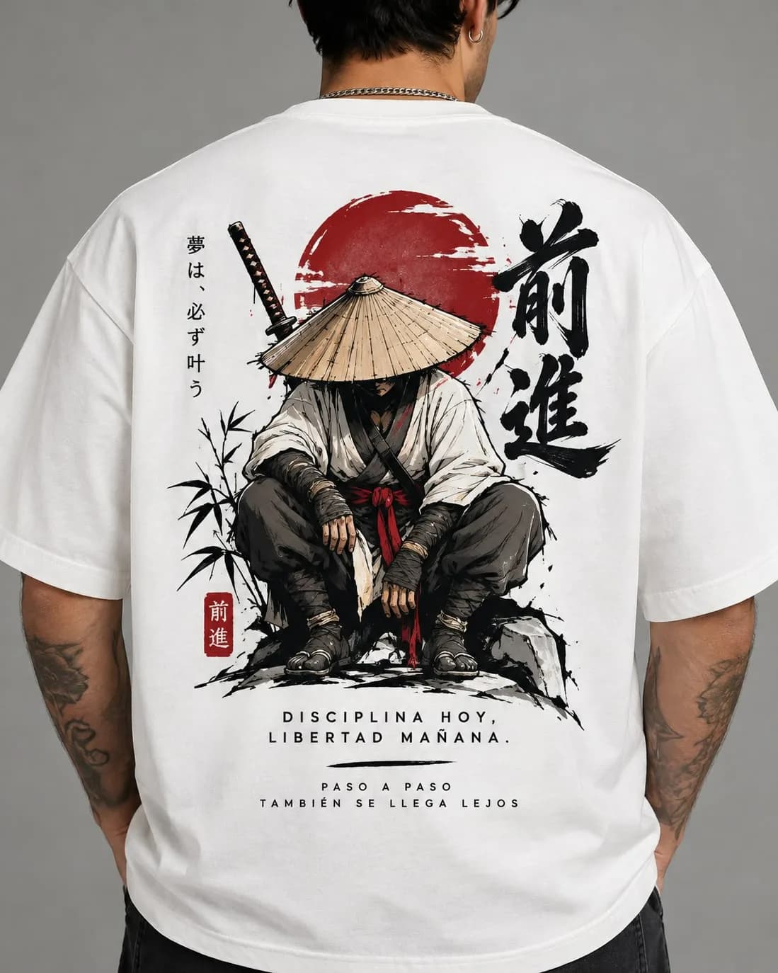Camiseta Oversize (SAMURAI) – Tela Pesada 230g