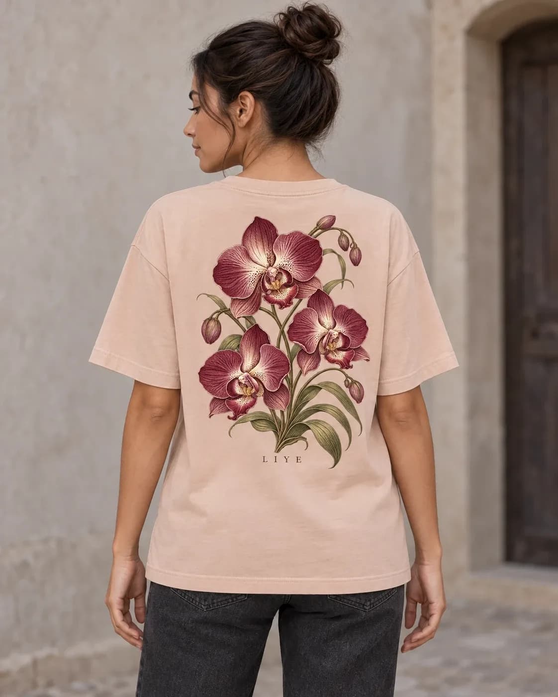 Camiseta Boxy Fit (ORQUÍDEA)