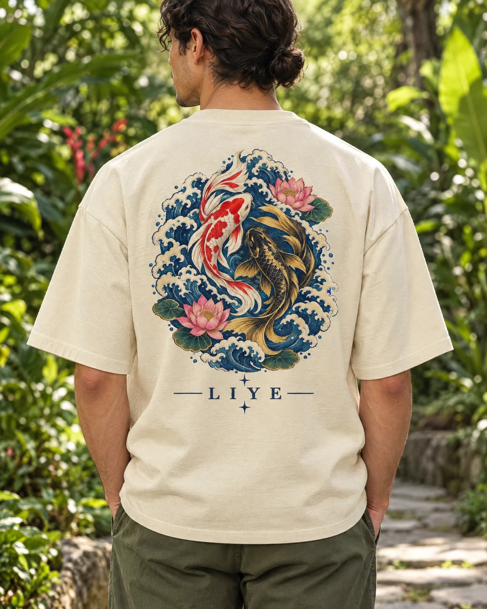 Camiseta Boxy Fit (KOI 鯉)